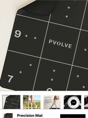 PVOLVE Precision Exercise Mat — Black